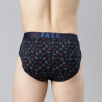 Conversational Printed Mid-Rise Organic Cotton Briefs